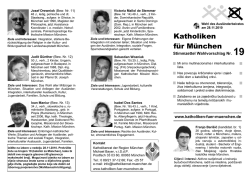 Katholiken f&uuml;r M&uuml;nchen - Erzbistum M&uuml;nchen und Freising