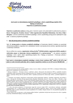 Smjernice za prijavu