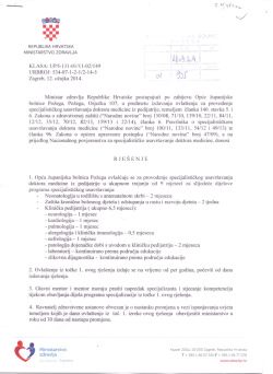 Pedijatrija - Opća županijska bolnica Požega