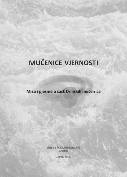 Mucenice Vjernosti Pjesmarica