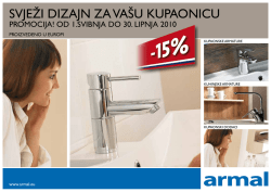 SVJEŽI DIZAJN ZA VA&Scaron;U KUPAONICU