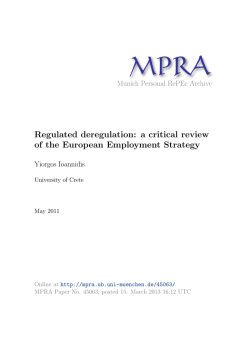 - Munich Personal RePEc Archive