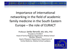 Importance of interna5onal networking in the field of academic