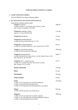 Preuzmite uputu o lijeku - Dobrodo&scaron;li u Elevit Pronatal