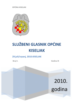 2010. godina - Općina