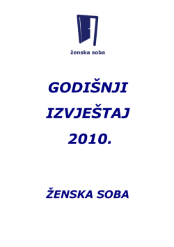 GODI&Scaron;NJI IZVJE&Scaron;TAJ 2010.
