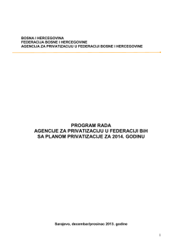 ovdje - Agencija za privatizaciju FBiH