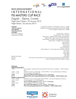 internationalinternat ional fis masters cup race