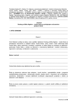 Stranica 1 od 30 - Visoka &scaron;kola za primijenjeno računarstvo