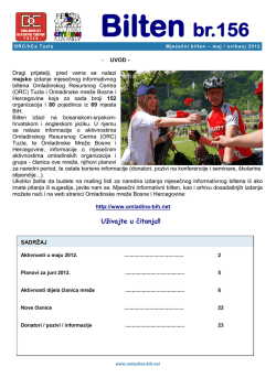 Maj - Omladinska mreza BiH