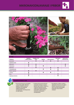 MIKRONAVODNJAVANJE I PRIBOR