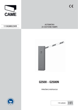 G2500_hr - Came Adriatic