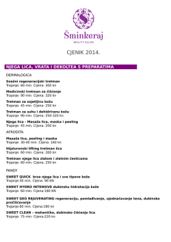CJENIK 2014.