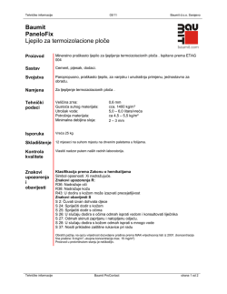 Tehničke informacije