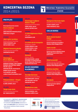 pretplata ciklus bersa mladi zadarski glazbenici