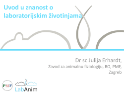 Uvod u znanost o laboratorijskim životinjama