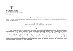 Plan nabave za 2013. godinu - Općina Trnovec Bartolovečki