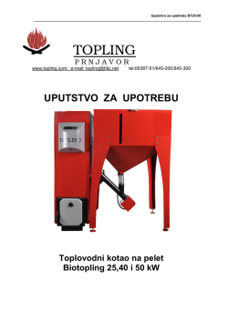 Uputstvo: Biotopling 25-50 kW