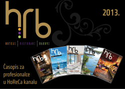 Časopis za profesionalce u HoReCa kanalu