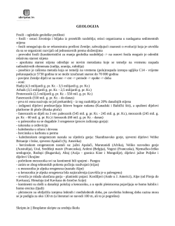 GEOLOGIJA - skripte.in
