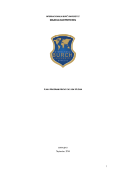 BURCH BURCH - International Burch University