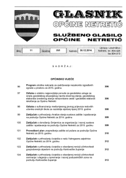 službeni glasnik 11/14