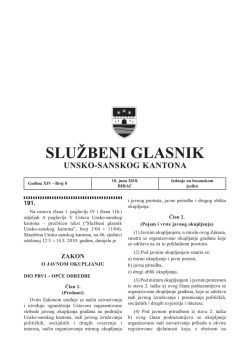 Sluzbeni glasnici 8 - Vlada Unsko