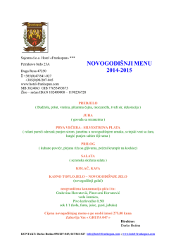 novogodi&scaron;nji menu
