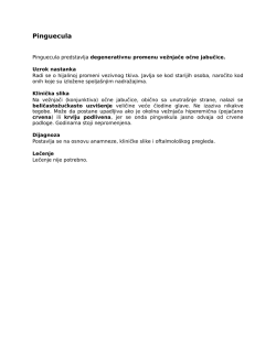 Pinguecula - Lensoptic
