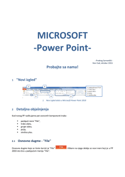 MICROSOFT -Power Point-