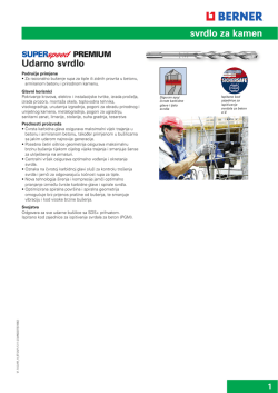 svrdlo za kamen Udarno svrdlo