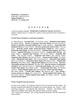 - &Scaron;portska zajednica Grada Ogulina