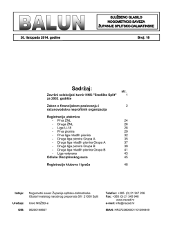 - Balun 18.pdf - Nogometni savez Županije splitsko