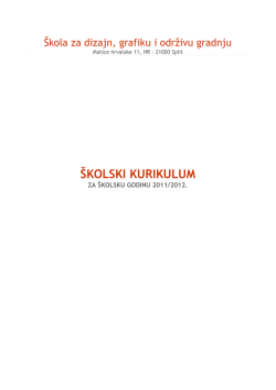 Graditeljska obrtnička i grafička &scaron;kola u Splitu