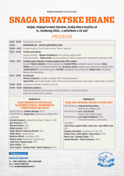 Konferencija Snaga hrvatske hrane