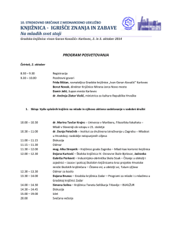 KNJIŽNICA - IGRI&Scaron;ČE ZNANJA IN ZABAVE Na mladih svet stoji