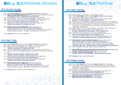 Detaljan program događanja pogledajte na linku