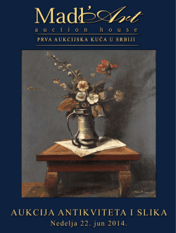 35. Aukcija antikviteta i slika