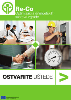 OSTVARITE U&Scaron;TEDE - Re-Co