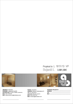 Da pogledate glavni projekat kupatila IgorB_veliko