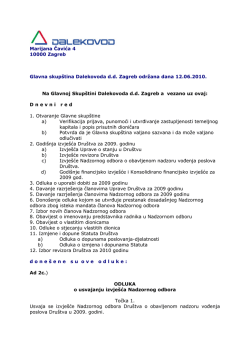 Ad 2c - Dalekovod dd