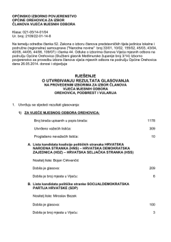Objava rezultata