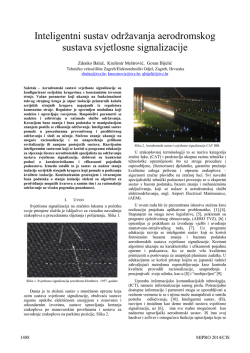 Inteligentni sustav održavanja aerodromskog sustava