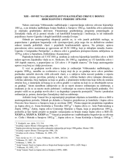OSVRT NA GRADITELJSTVO KATOLIČKE CRKVE U BOSNI I