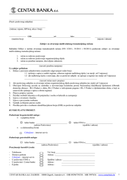 OIB 89296739230 – MB 3997634 – www.centarbaka