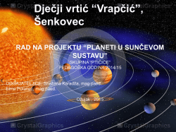 Planeti u sunčevom sustavu