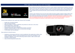 Colour Light Output (CLO) i Epson 3LCD Tehnologija
