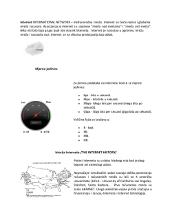 Internet INTERNATIONAL NETWORK &ndash; međunarodna