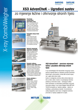 XS3 AdvanCheK Checkweigher and X-ray Combination