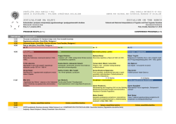 Program međunarodnog znanstvenog skupa Socijalizam na klupi